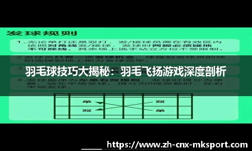 羽毛球技巧大揭秘：羽毛飞扬游戏深度剖析